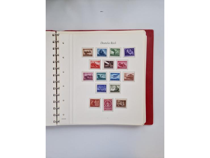 1872/45, ungebrauchter, teils postfrische, und gestempelte Sammlung mit u.a. Bl.1-3, SAF auf Karte sowie kleinem Teil Besetzu