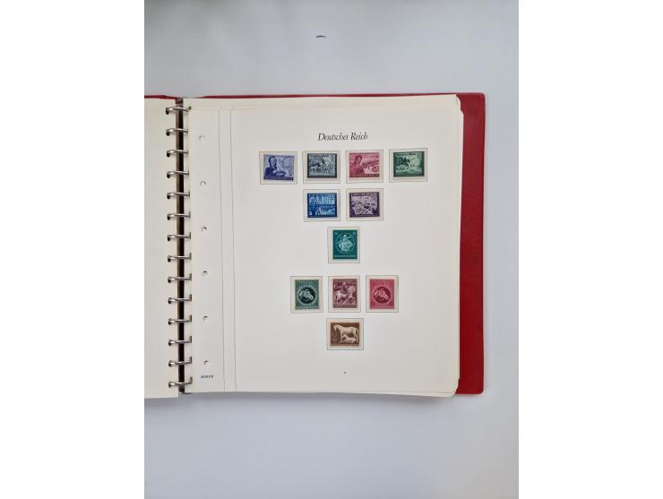 1872/45, ungebrauchter, teils postfrische, und gestempelte Sammlung mit u.a. Bl.1-3, SAF auf Karte sowie kleinem Teil Besetzu