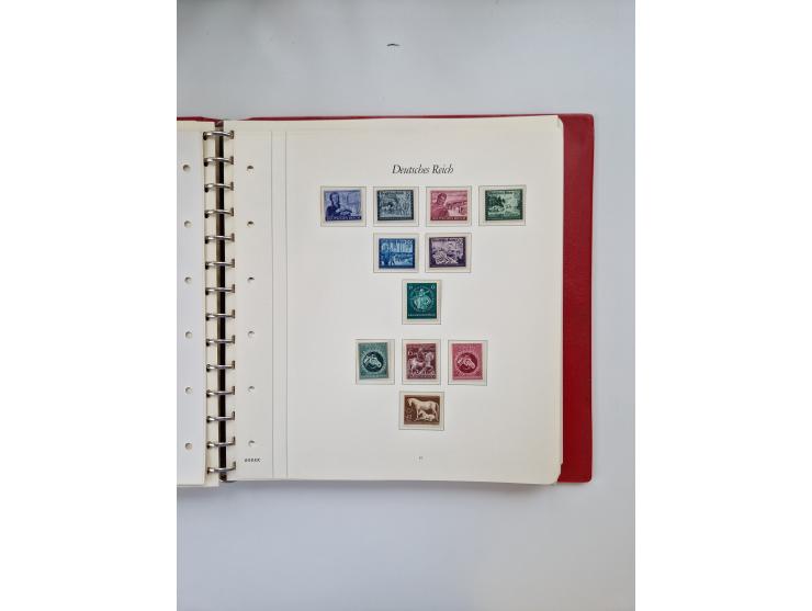 1872/45, ungebrauchter, teils postfrische, und gestempelte Sammlung mit u.a. Bl.1-3, SAF auf Karte sowie kleinem Teil Besetzu