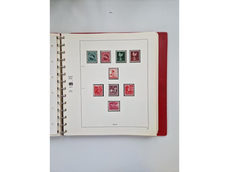 1872/45, ungebrauchter, teils postfrische, und gestempelte Sammlung mit u.a. Bl.1-3, SAF auf Karte sowie kleinem Teil Besetzu