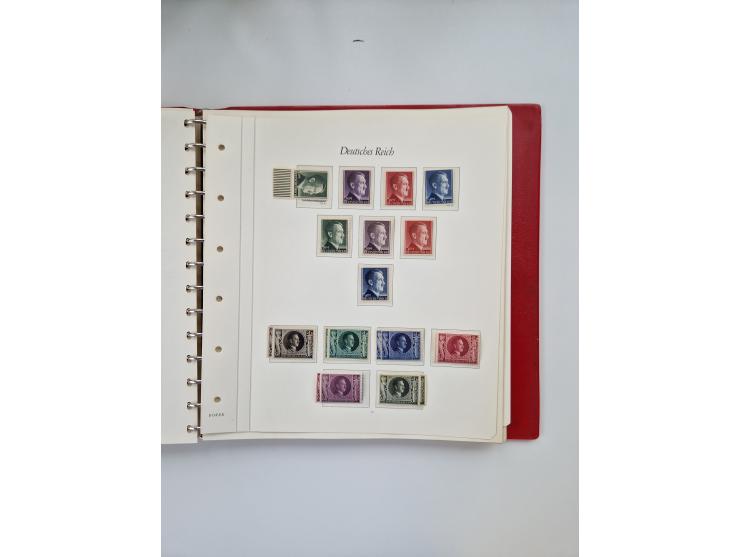 1872/45, ungebrauchter, teils postfrische, und gestempelte Sammlung mit u.a. Bl.1-3, SAF auf Karte sowie kleinem Teil Besetzu