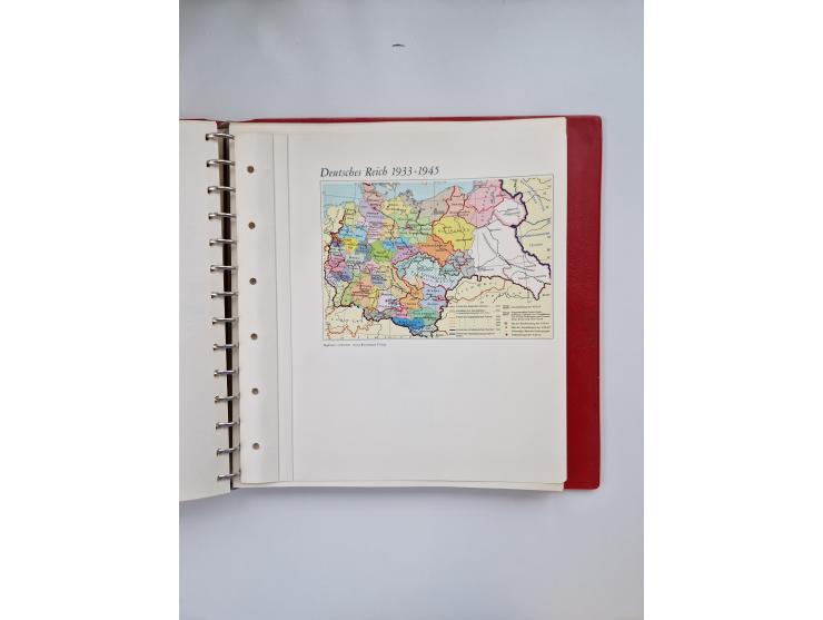 1872/45, ungebrauchter, teils postfrische, und gestempelte Sammlung mit u.a. Bl.1-3, SAF auf Karte sowie kleinem Teil Besetzu