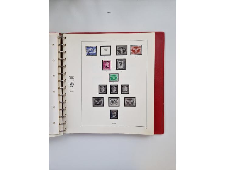 1872/45, ungebrauchter, teils postfrische, und gestempelte Sammlung mit u.a. Bl.1-3, SAF auf Karte sowie kleinem Teil Besetzu