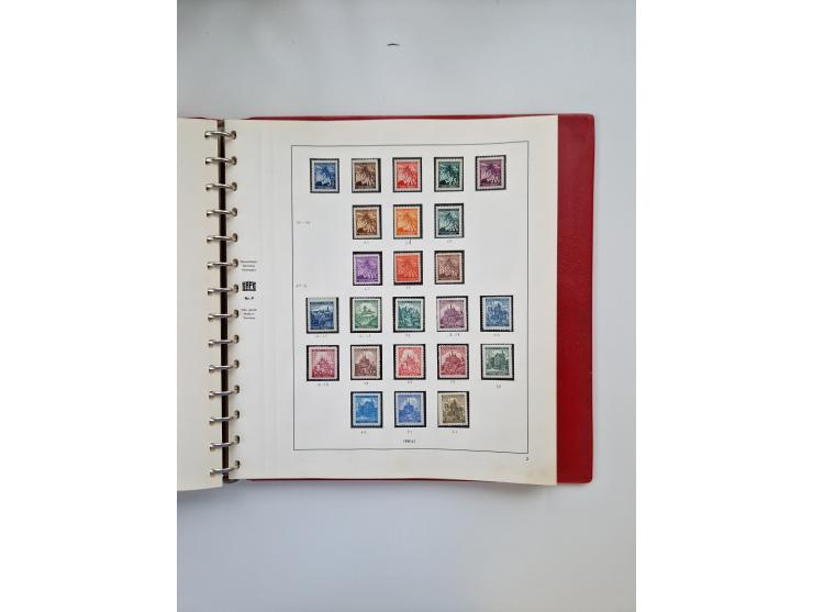 1872/45, ungebrauchter, teils postfrische, und gestempelte Sammlung mit u.a. Bl.1-3, SAF auf Karte sowie kleinem Teil Besetzu