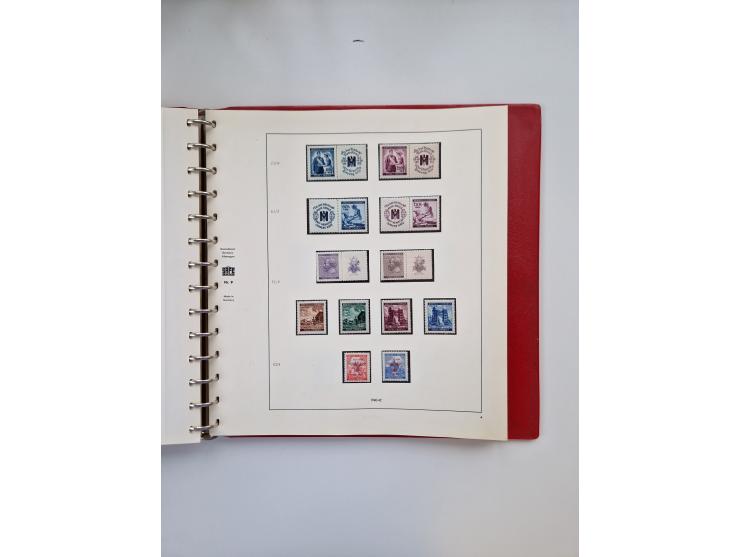 1872/45, ungebrauchter, teils postfrische, und gestempelte Sammlung mit u.a. Bl.1-3, SAF auf Karte sowie kleinem Teil Besetzu