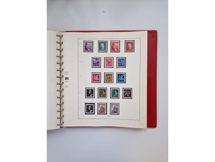 1872/45, ungebrauchter, teils postfrische, und gestempelte Sammlung mit u.a. Bl.1-3, SAF auf Karte sowie kleinem Teil Besetzu