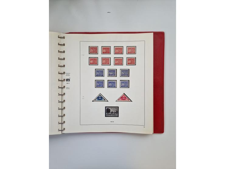 1872/45, ungebrauchter, teils postfrische, und gestempelte Sammlung mit u.a. Bl.1-3, SAF auf Karte sowie kleinem Teil Besetzu