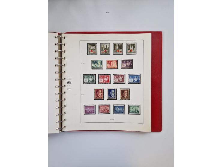 1872/45, ungebrauchter, teils postfrische, und gestempelte Sammlung mit u.a. Bl.1-3, SAF auf Karte sowie kleinem Teil Besetzu