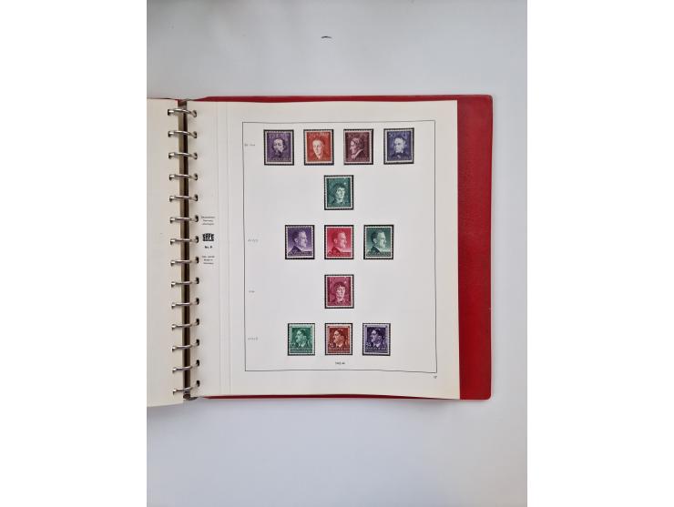 1872/45, ungebrauchter, teils postfrische, und gestempelte Sammlung mit u.a. Bl.1-3, SAF auf Karte sowie kleinem Teil Besetzu