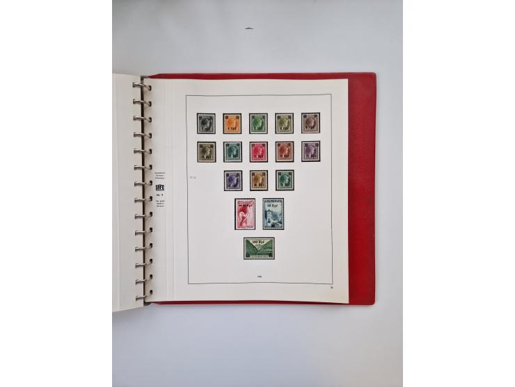 1872/45, ungebrauchter, teils postfrische, und gestempelte Sammlung mit u.a. Bl.1-3, SAF auf Karte sowie kleinem Teil Besetzu