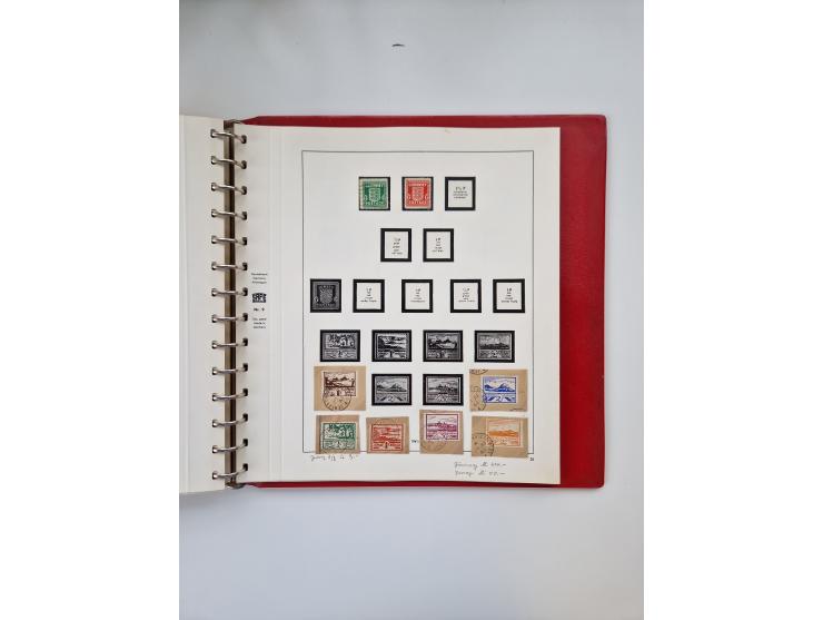 1872/45, ungebrauchter, teils postfrische, und gestempelte Sammlung mit u.a. Bl.1-3, SAF auf Karte sowie kleinem Teil Besetzu