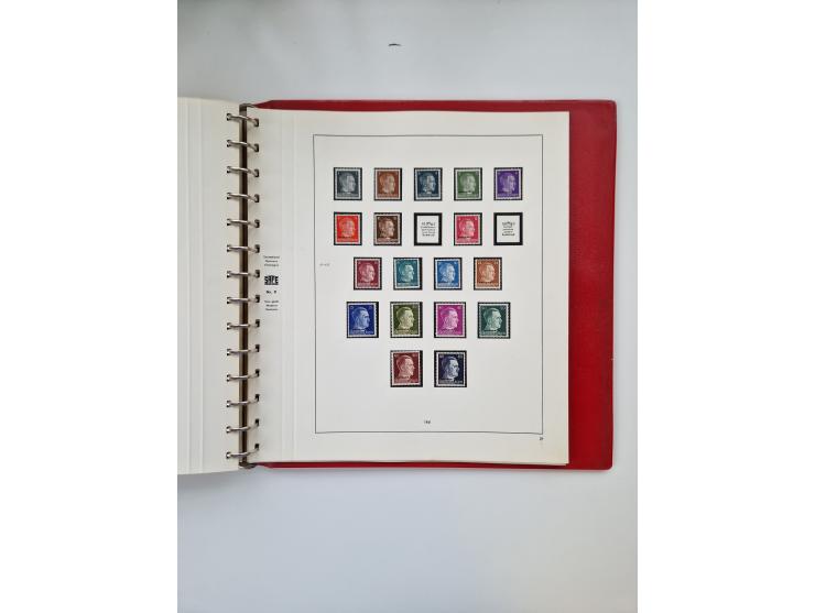 1872/45, ungebrauchter, teils postfrische, und gestempelte Sammlung mit u.a. Bl.1-3, SAF auf Karte sowie kleinem Teil Besetzu