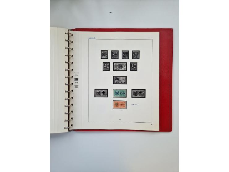 1872/45, ungebrauchter, teils postfrische, und gestempelte Sammlung mit u.a. Bl.1-3, SAF auf Karte sowie kleinem Teil Besetzu