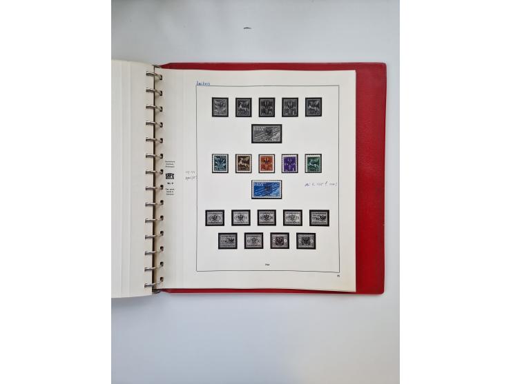 1872/45, ungebrauchter, teils postfrische, und gestempelte Sammlung mit u.a. Bl.1-3, SAF auf Karte sowie kleinem Teil Besetzu