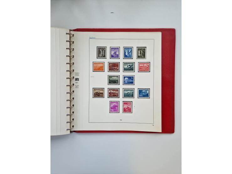 1872/45, ungebrauchter, teils postfrische, und gestempelte Sammlung mit u.a. Bl.1-3, SAF auf Karte sowie kleinem Teil Besetzu