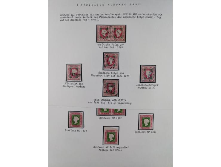 1867/79, ungebrauchte, wenig postfrische und gestempelte Sammlung, ab Mi.-Nr. 1I und 1II ungebraucht und gestempelt, Mi.-Nr. 