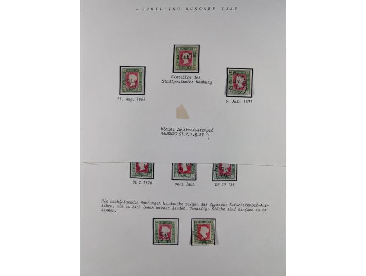 1867/79, ungebrauchte, wenig postfrische und gestempelte Sammlung, ab Mi.-Nr. 1I und 1II ungebraucht und gestempelt, Mi.-Nr. 