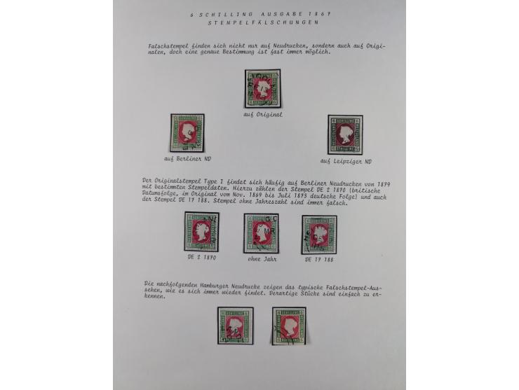 1867/79, ungebrauchte, wenig postfrische und gestempelte Sammlung, ab Mi.-Nr. 1I und 1II ungebraucht und gestempelt, Mi.-Nr. 