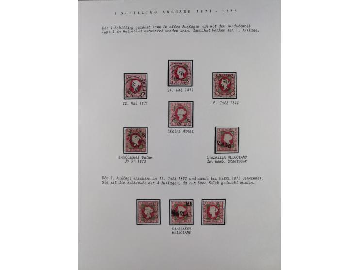 1867/79, ungebrauchte, wenig postfrische und gestempelte Sammlung, ab Mi.-Nr. 1I und 1II ungebraucht und gestempelt, Mi.-Nr. 