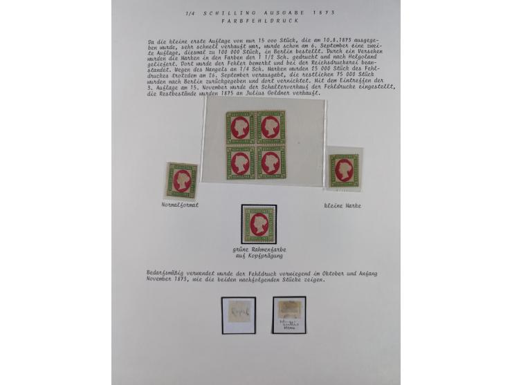 1867/79, ungebrauchte, wenig postfrische und gestempelte Sammlung, ab Mi.-Nr. 1I und 1II ungebraucht und gestempelt, Mi.-Nr. 