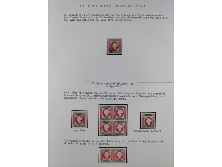 1867/79, ungebrauchte, wenig postfrische und gestempelte Sammlung, ab Mi.-Nr. 1I und 1II ungebraucht und gestempelt, Mi.-Nr. 