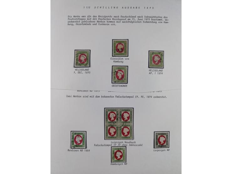 1867/79, ungebrauchte, wenig postfrische und gestempelte Sammlung, ab Mi.-Nr. 1I und 1II ungebraucht und gestempelt, Mi.-Nr. 