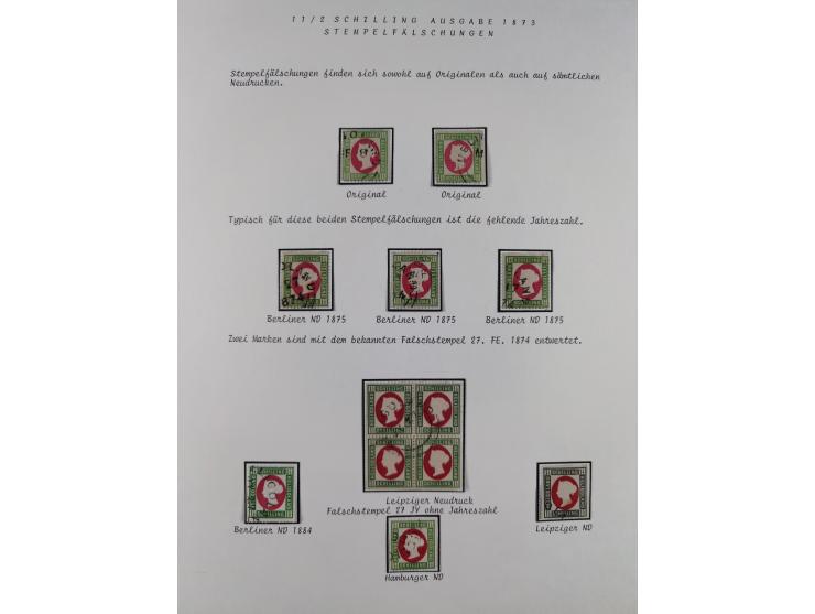 1867/79, ungebrauchte, wenig postfrische und gestempelte Sammlung, ab Mi.-Nr. 1I und 1II ungebraucht und gestempelt, Mi.-Nr. 