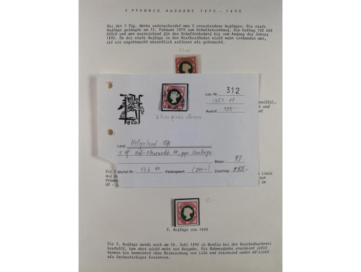 1867/79, ungebrauchte, wenig postfrische und gestempelte Sammlung, ab Mi.-Nr. 1I und 1II ungebraucht und gestempelt, Mi.-Nr. 