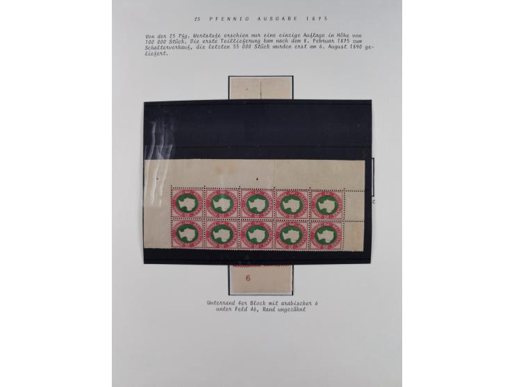 1867/79, ungebrauchte, wenig postfrische und gestempelte Sammlung, ab Mi.-Nr. 1I und 1II ungebraucht und gestempelt, Mi.-Nr. 