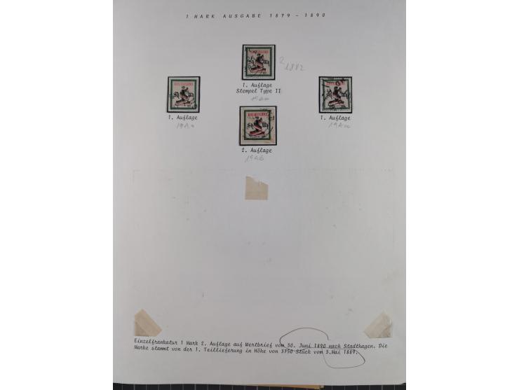 1867/79, ungebrauchte, wenig postfrische und gestempelte Sammlung, ab Mi.-Nr. 1I und 1II ungebraucht und gestempelt, Mi.-Nr. 