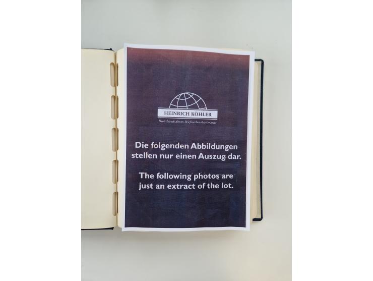 1945/80 (ca.), postfrischer, ungebrauchter und gestempelter Sammlungsbestand in 9 Alben, dabei Bizone mit Mi. 52-68 I+II und 