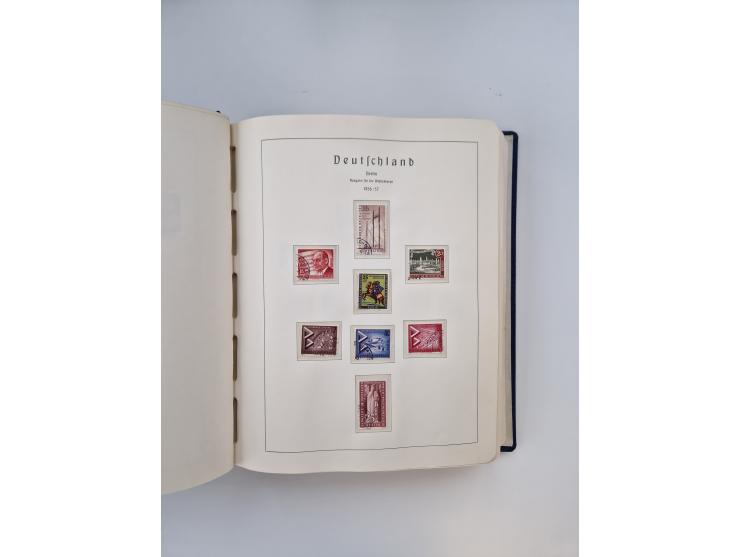 1945/80 (ca.), postfrischer, ungebrauchter und gestempelter Sammlungsbestand in 9 Alben, dabei Bizone mit Mi. 52-68 I+II und 