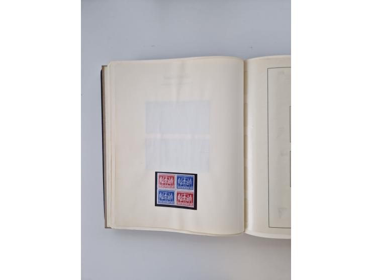 1945/80 (ca.), postfrischer, ungebrauchter und gestempelter Sammlungsbestand in 9 Alben, dabei Bizone mit Mi. 52-68 I+II und 