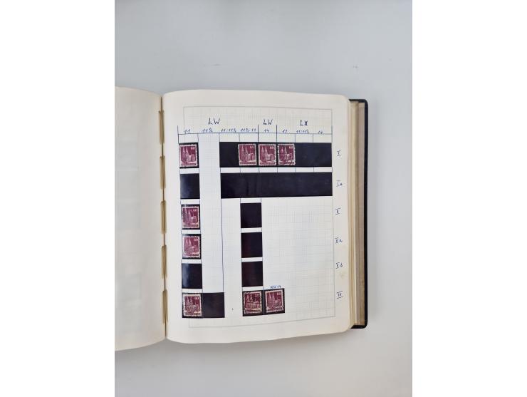 1945/80 (ca.), postfrischer, ungebrauchter und gestempelter Sammlungsbestand in 9 Alben, dabei Bizone mit Mi. 52-68 I+II und 