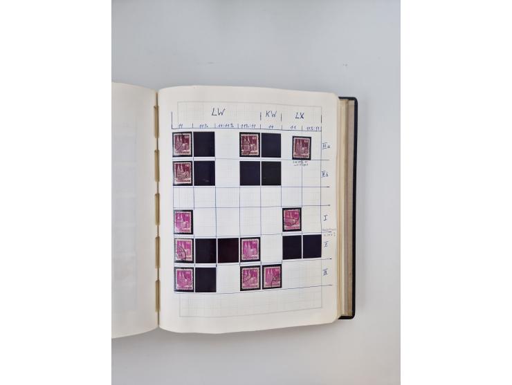 1945/80 (ca.), postfrischer, ungebrauchter und gestempelter Sammlungsbestand in 9 Alben, dabei Bizone mit Mi. 52-68 I+II und 