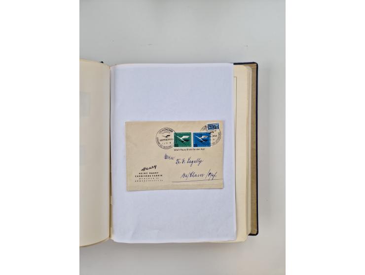 1945/80 (ca.), postfrischer, ungebrauchter und gestempelter Sammlungsbestand in 9 Alben, dabei Bizone mit Mi. 52-68 I+II und 