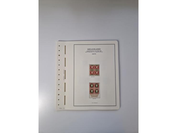 NEUDRUCKE: BERLINER/LEIPZIGER/HAMBURGER Neudrucke, interessante Forschungssammlung in vier dicken Steckalben, alles genau bes