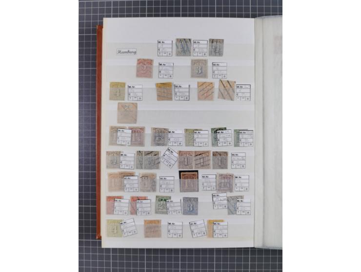 Baden bis Württemberg, meist gestempelte Partie, dabei einige bessere Ausgaben, teils signiert, unterschiedliche Erhaltung