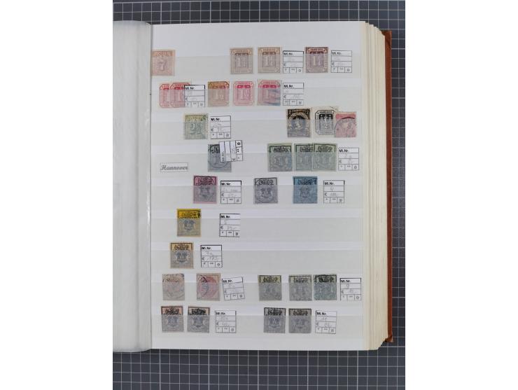 Baden bis Württemberg, meist gestempelte Partie, dabei einige bessere Ausgaben, teils signiert, unterschiedliche Erhaltung