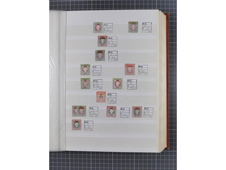 Baden bis Württemberg, meist gestempelte Partie, dabei einige bessere Ausgaben, teils signiert, unterschiedliche Erhaltung