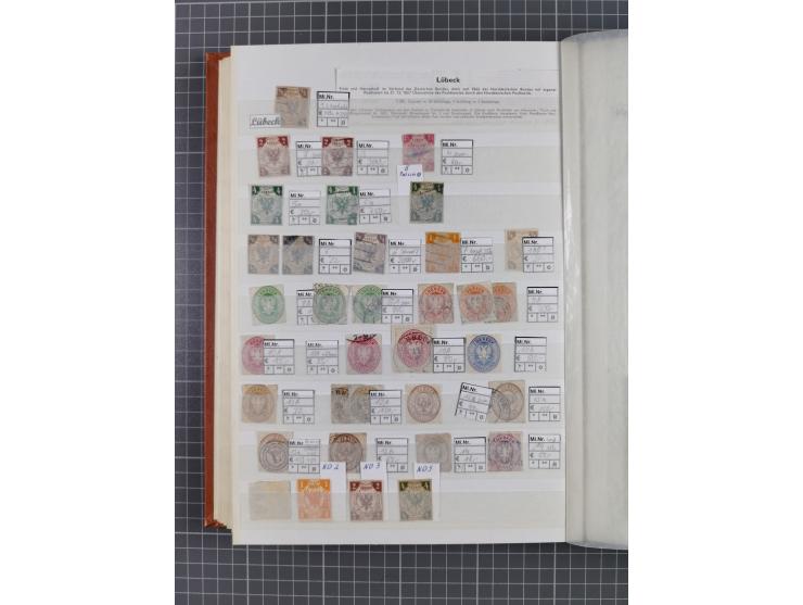 Baden bis Württemberg, meist gestempelte Partie, dabei einige bessere Ausgaben, teils signiert, unterschiedliche Erhaltung