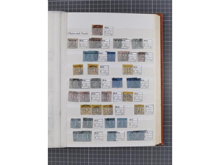 Baden bis Württemberg, meist gestempelte Partie, dabei einige bessere Ausgaben, teils signiert, unterschiedliche Erhaltung