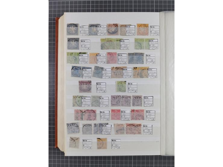 Baden bis Württemberg, meist gestempelte Partie, dabei einige bessere Ausgaben, teils signiert, unterschiedliche Erhaltung