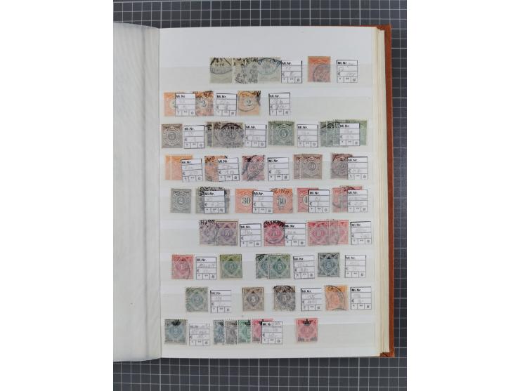 Baden bis Württemberg, meist gestempelte Partie, dabei einige bessere Ausgaben, teils signiert, unterschiedliche Erhaltung