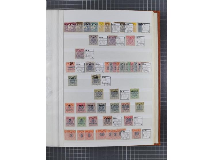 Baden bis Württemberg, meist gestempelte Partie, dabei einige bessere Ausgaben, teils signiert, unterschiedliche Erhaltung