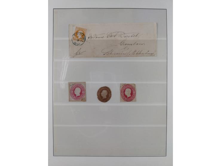 Baden bis Württemberg, meist gestempelte Sammlung, dabei einige komplette Ausgaben und bessere Werte, Baden Mi.-Nr. 1, etc., 