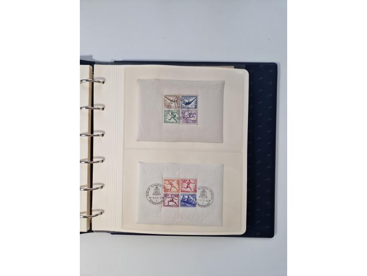 1933/45, DR und Besetzung II., 2-bändige Sammlung aus Borek-Abo, praktisch ausschließlich postfrisch mit einigen guten Ausgab