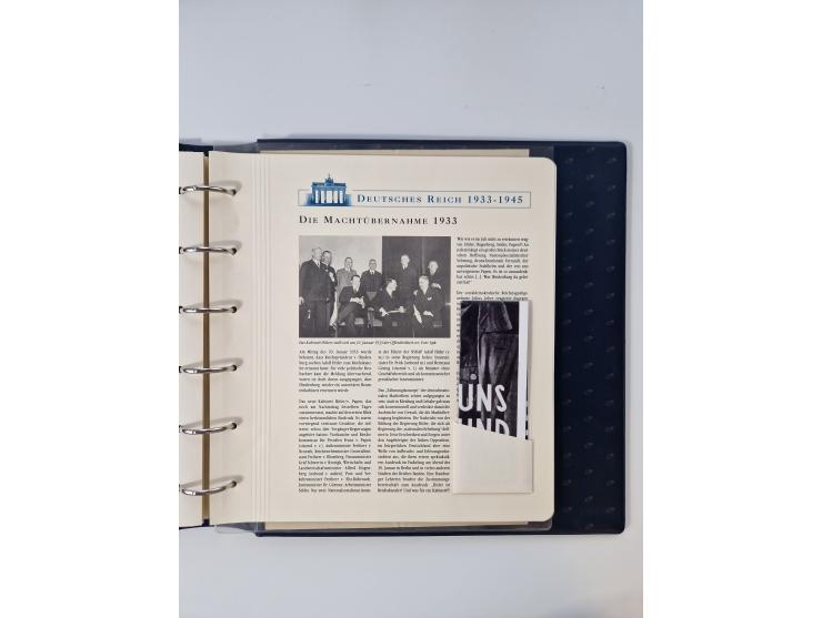 1933/45, DR und Besetzung II., 2-bändige Sammlung aus Borek-Abo, praktisch ausschließlich postfrisch mit einigen guten Ausgab