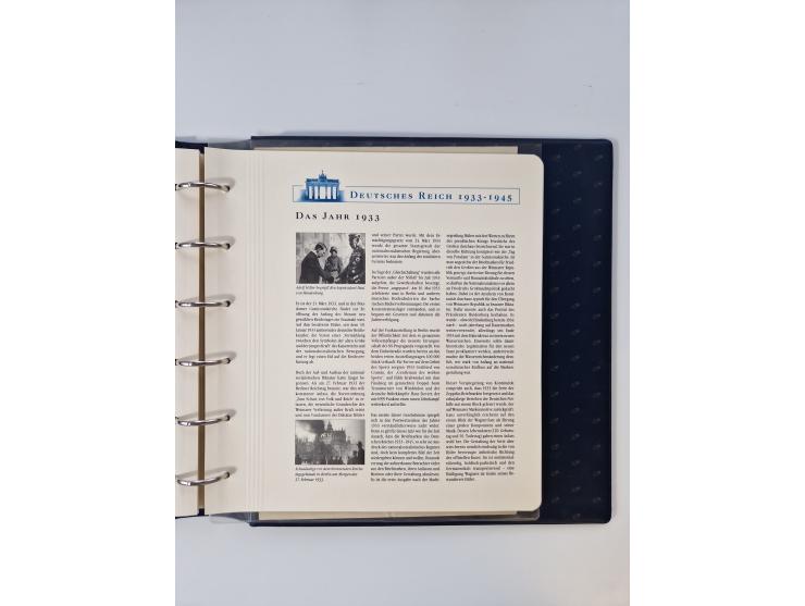1933/45, DR und Besetzung II., 2-bändige Sammlung aus Borek-Abo, praktisch ausschließlich postfrisch mit einigen guten Ausgab