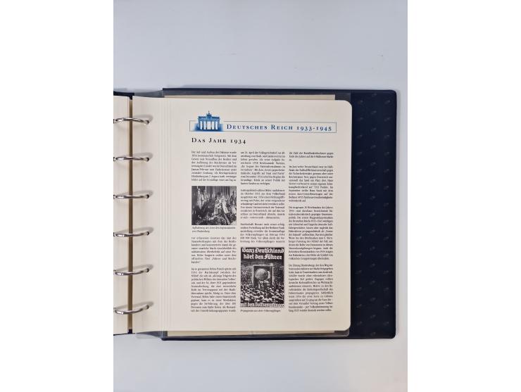 1933/45, DR und Besetzung II., 2-bändige Sammlung aus Borek-Abo, praktisch ausschließlich postfrisch mit einigen guten Ausgab